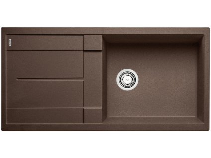 Granitový dřez Blanco METRA XL 6 S Silgranit kávová oboustranné provedení 515143
