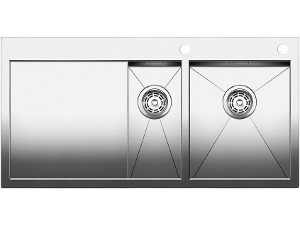 Nerezový dřez Blanco ZEROX 6 S-IF Nerez dřez vlevo s táhlem 513759