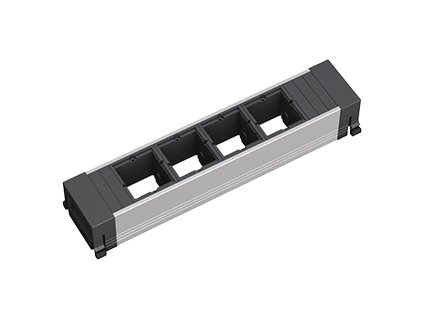 213 1 zasuvkova jednotka kratka 4x uziv modul 909 000