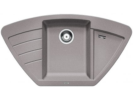 Granitový dřez Blanco ZIA 9 E Silgranit aluminium 514757