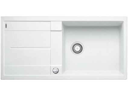 Granitový dřez Blanco METRA XL 6 S Silgranit bílá oboustranné provedení s excentrem 515280