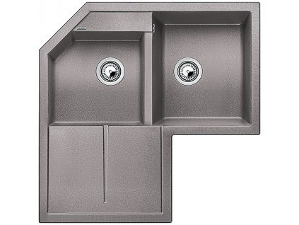 Granitový dřez Blanco METRA 9 E Silgranit aluminium 515567