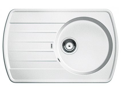 Granitový dřez Blanco RONDOVAL 45 S Silgranit bílá oboustranné provedení 515764