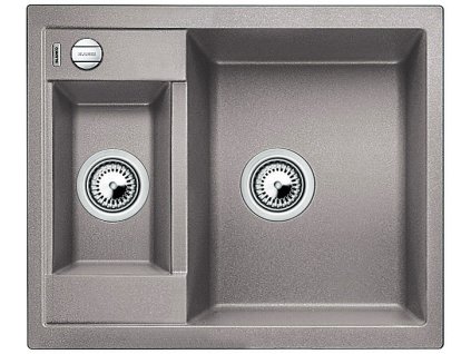Granitový dřez Blanco METRA 6 Silgranit aluminium oboustranné provedení s excentrem 516156