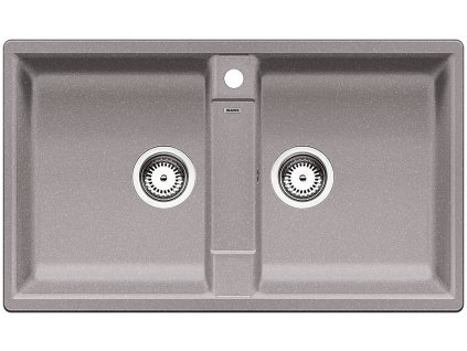 Granitový dřez Blanco ZIA 9 Silgranit aluminium oboustranné provedení 516677
