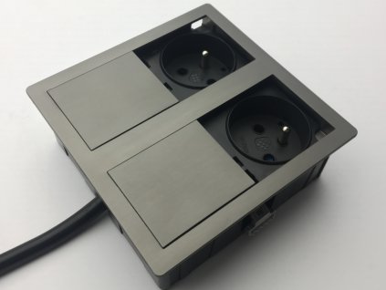 Elektro zásuvka VersaHIT Dual cínová