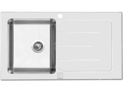 30951 sinks vitrum 860 v 1mm kartacovany bily