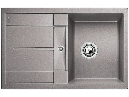 Granitový dřez Blanco METRA 45 S Silgranit aluminium oboustranné provedení bez excentru 513186