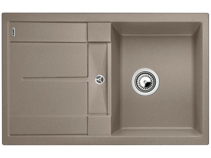 Granitový dřez Blanco METRA 45 S Silgranit tartufo oboustranné provedení bez excentru 517346