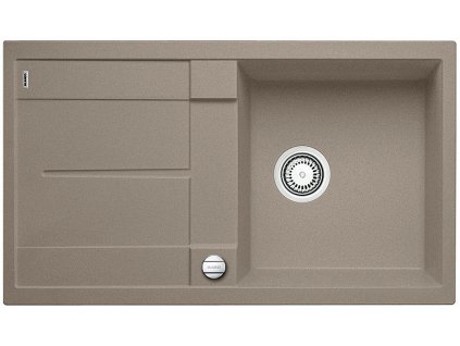 Granitový dřez Blanco METRA 5 S Silgranit tartufo oboustranné provedení s excentrem 517348