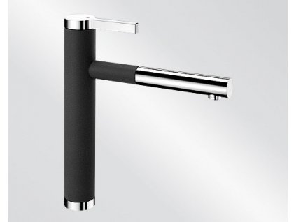 Kuchyňská baterie Blanco LINEE S Silgranit-look dvoubarevná antracit/chrom