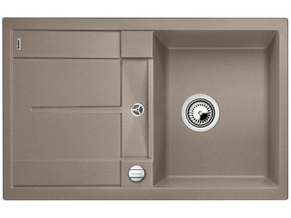 Granitový dřez Blanco METRA 45 S Silgranit tartufo oboustranné provedení s excentrem 517345