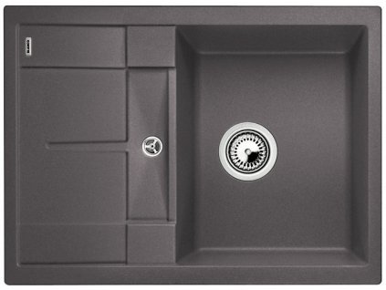 Granitový dřez Blanco METRA 45 S Compact Silgranit šedá skála oboustranné provedení 519562