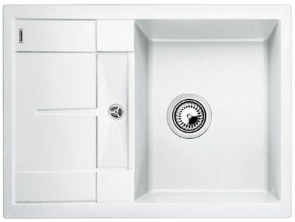 Granitový dřez Blanco METRA 45 S Compact Silgranit bílá oboustranné provedení 519565