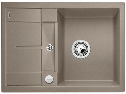 Granitový dřez Blanco METRA 45 S Compact Silgranit tartufo oboustranné provedení s excentrem 519580