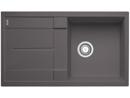 Granitový dřez Blanco METRA 5 S Silgranit šedá skála oboustranné provedení 518872