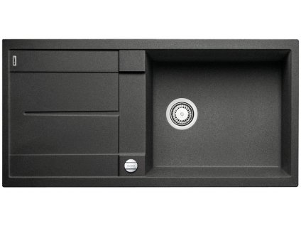 Granitový dřez Blanco METRA XL 6 S Silgranit antracit oboustranné provedení s excentrem 515286