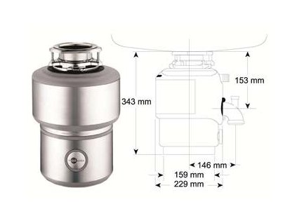 Drtič M 200 evolution - ISE s pneu spínačem/chrom (záruka 6 roků)