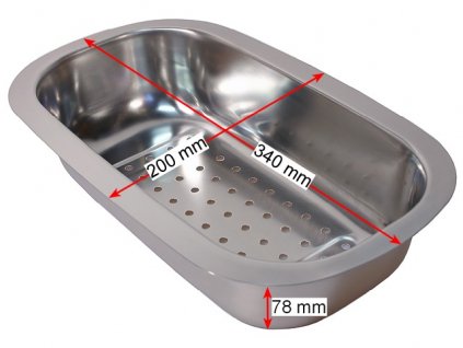 Miska nerez pro VIVA 6 S 340x200