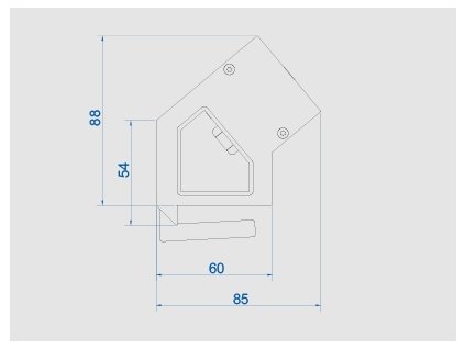 Bachmann DESK2 2x USB nerez