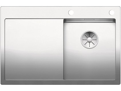 Nerezový dřez Blanco CLARON 4 S-IF InFino Nerez hedvábný lesk dřez vpravo s táhlem 521623
