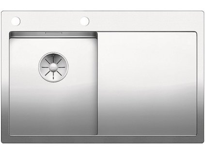 Nerezový dřez Blanco CLARON 4 S-IF InFino Nerez hedvábný lesk dřez vlevo s táhlem 521624