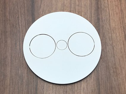 Elektro zásuvka Bachmann Twist 2x 230V matná bílá 931.252