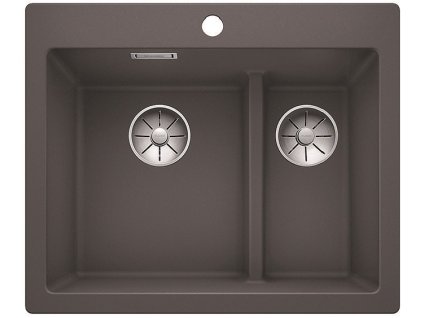 Granitový dřez Blanco PLEON 6 Split InFino šedá skála 521690