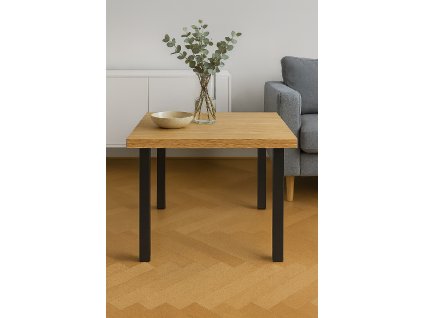 Stolová noha NYKO 40x40 výška 410 mm, antracit s rektifikací