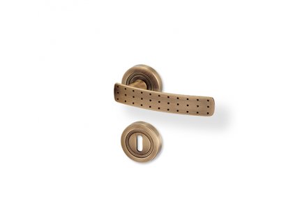 AGA00022 ACT Dveřní klika Bremen bronz kulatá rozeta BB