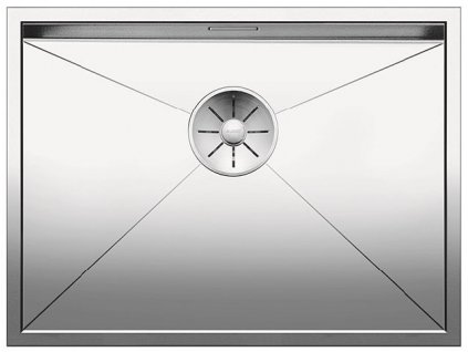 Blanco ZEROX 550 U InFino Nerez hedvábný lesk bez táhla C-Overflow