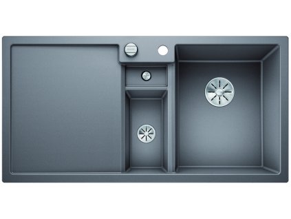 Granitový dřez Blanco COLLECTIS 6 S InFino Silgranit aluminium dřez vpravo s excentrem přísluš. ano 523346