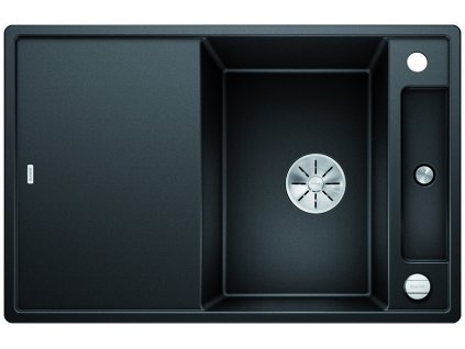 Granitový dřez Blanco AXIA III 45 S-F InFino antracit + skleněná krájecí deska a excentr 523199
