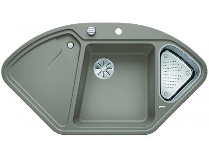 Granitový dřez Blanco DELTA II InFino Silgranit tartufo s excentrem přísluš. ano 523666