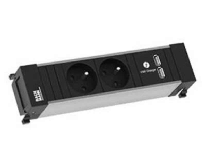 Levně Jednotka POWER FRAME 2x 230V, 2x USB nabíječka 916.112