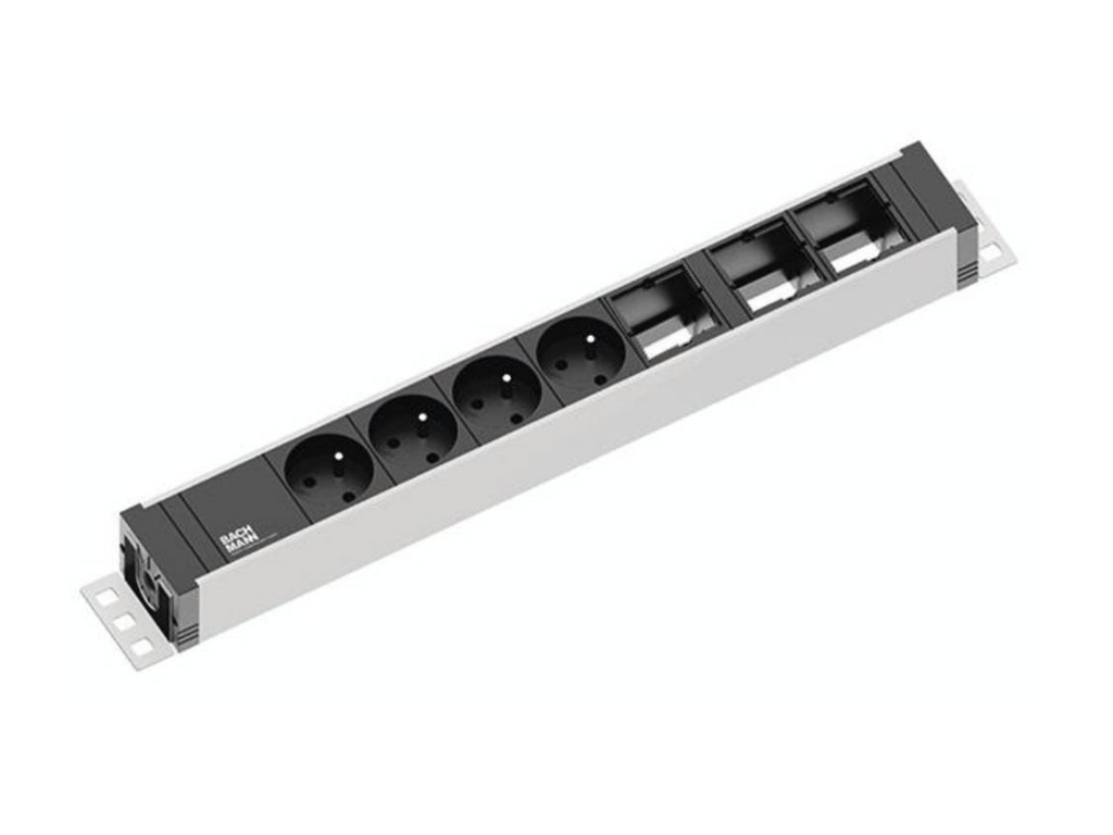Levně BACHMANN Zásuvková jednotka UNIVERSAL 4x 230V, 3x uživ. modul 922.082