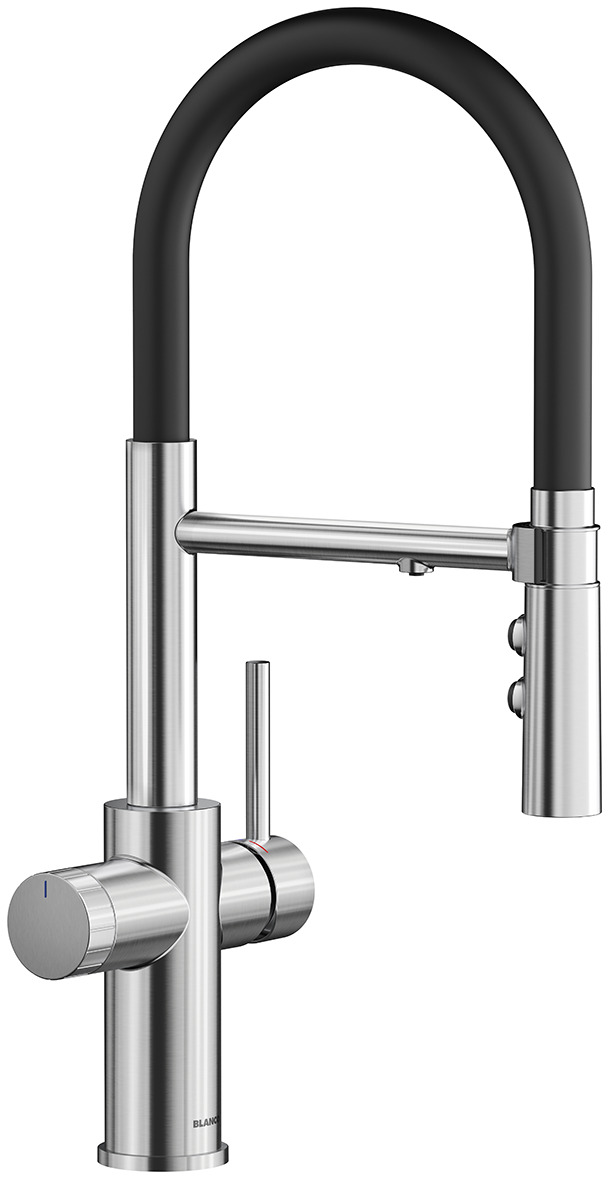 Levně Blanco CATRIS-S Flexo FILTR PVD steel