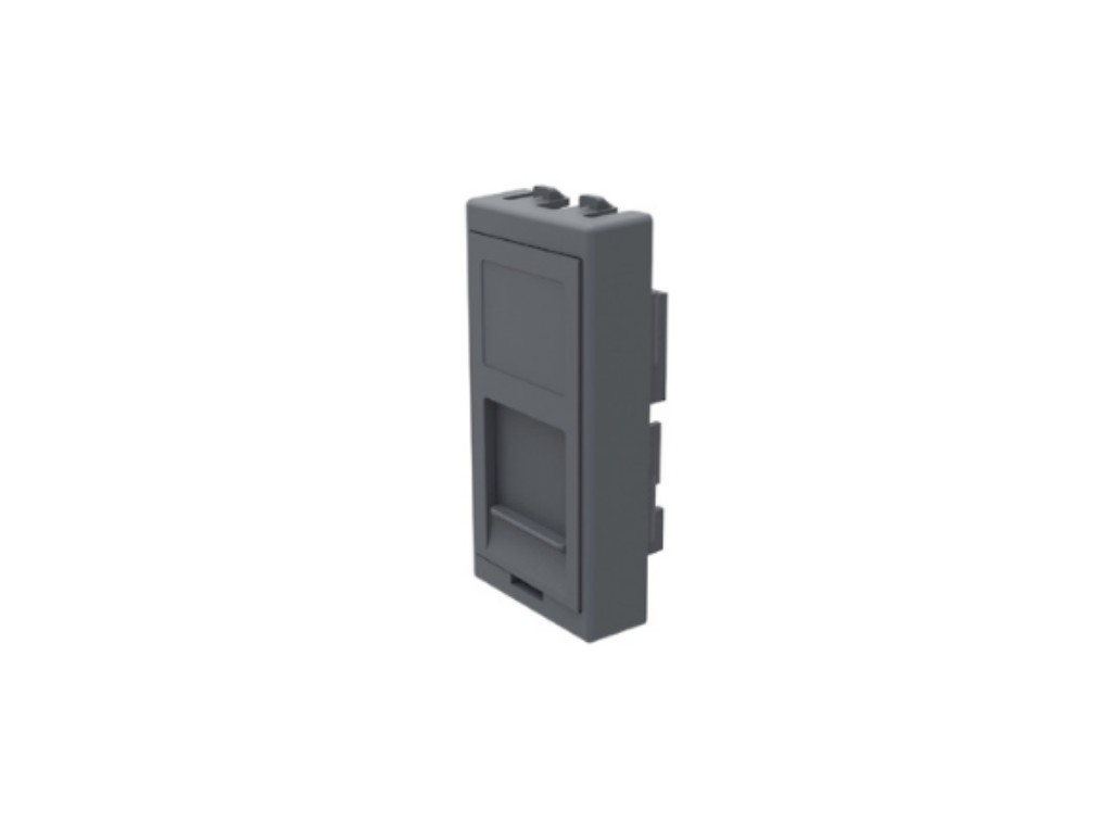 Levně IBConnect Modul pro 1x Keystone spojku RJ45 - malý 1/2 Barva: antracit