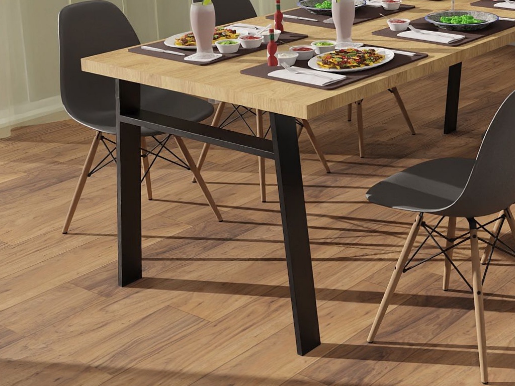 Levně In-Design Stolová podnož Industry H40, výška 710 černá matná
