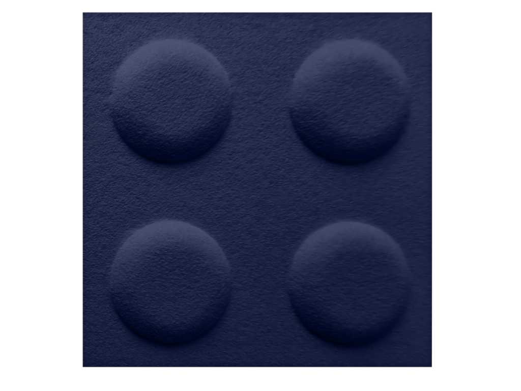 In-Design Akustický dětský 3D obklad kostka 30x30 cm - různé barvy Obkladový panel: Barva: Modrá tmavá