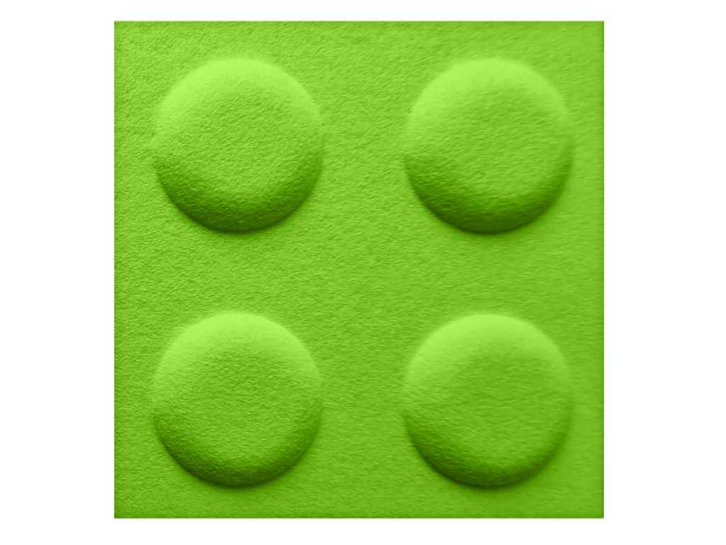 In-Design Akustický dětský 3D obkladový panel kostka 30x30 cm - různé barvy Obkladový panel: Barva: Zelená světlá