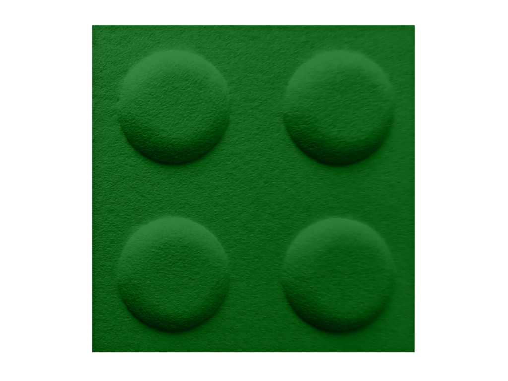 In-Design Akustický dětský 3D obkladový panel kostka 30x30 cm - různé barvy Obkladový panel: Barva: Zelená tmavá