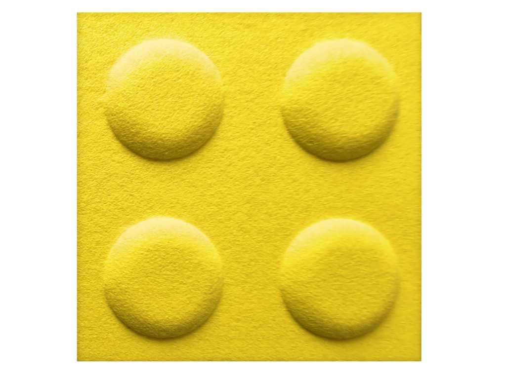 In-Design Akustický dětský 3D obkladový panel kostka 30x30 cm - různé barvy Obkladový panel: Barva: Žlutá