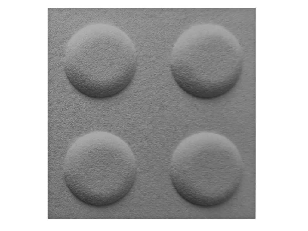 In-Design Akustický dětský 3D obkladový panel kostka 30x30 cm - různé barvy Obkladový panel: Barva: Šedá světlá