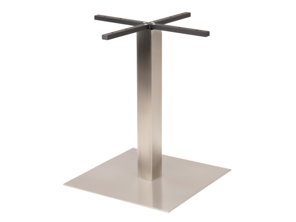 Levně In-Design Centrální stolová noha hranatá Oliver Big imitace nerez výška 730 mm