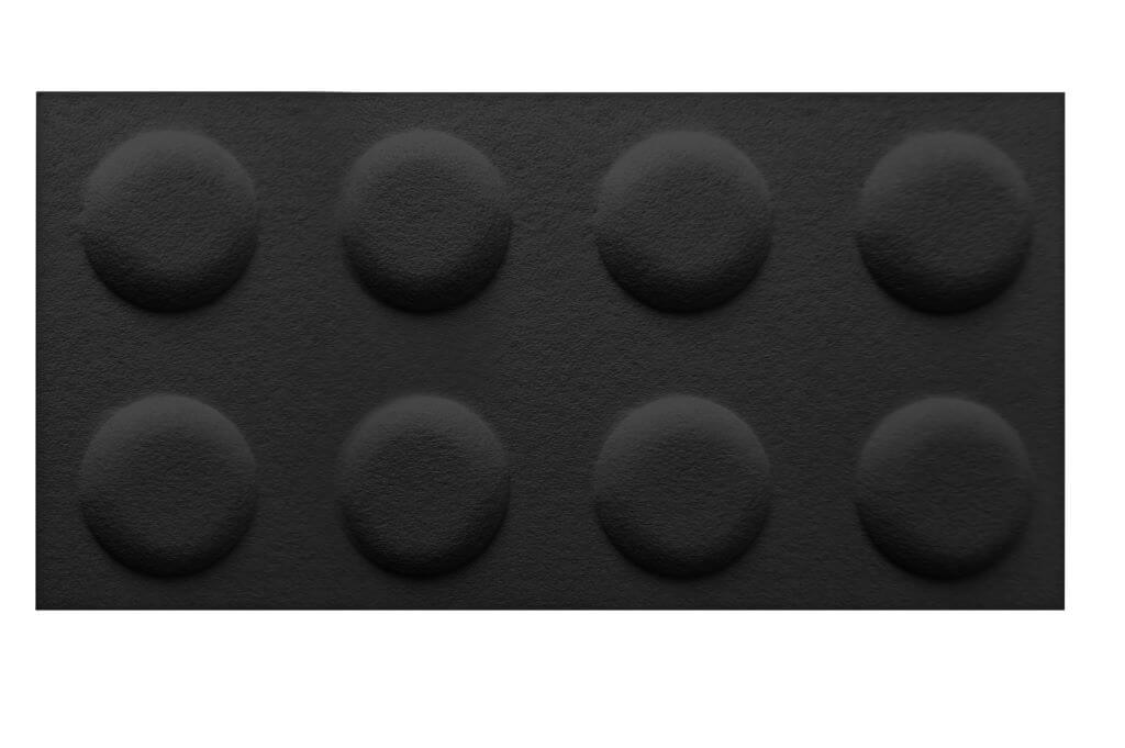 In-Design Akustický dětský 3D obklad kostka 60x30 cm - různé barvy Obkladový panel: Barva: Šedá tmavá