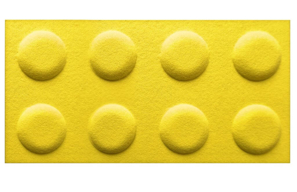 In-Design Akustický dětský 3D obklad kostka 60x30 cm - různé barvy Obkladový panel: Barva: Žlutá