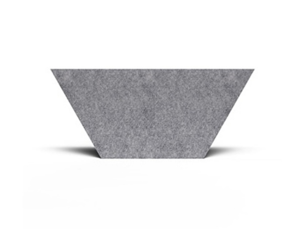Levně In-Design Akustický rámový panel Shape #12 175 x 400 mm Barva panelu: šedá