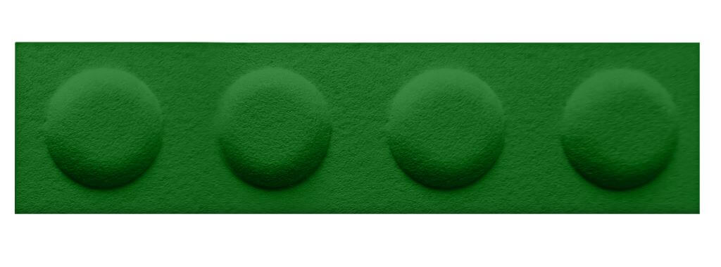 In-Design Akustický dětský 3D obkladový panel kostka 60x15 cm - různé barvy Obkladový panel: Barva: Zelená tmavá
