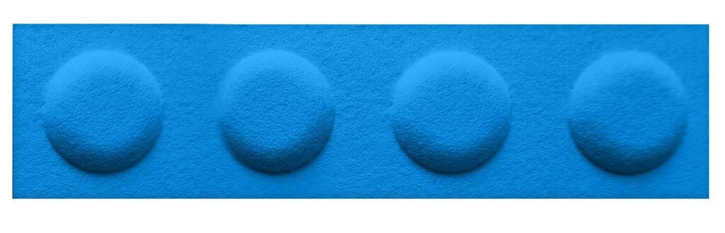 In-Design Akustický dětský 3D obkladový panel kostka 60x15 cm - různé barvy Obkladový panel: Barva: Modrá